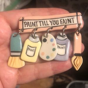Handmade paint pin